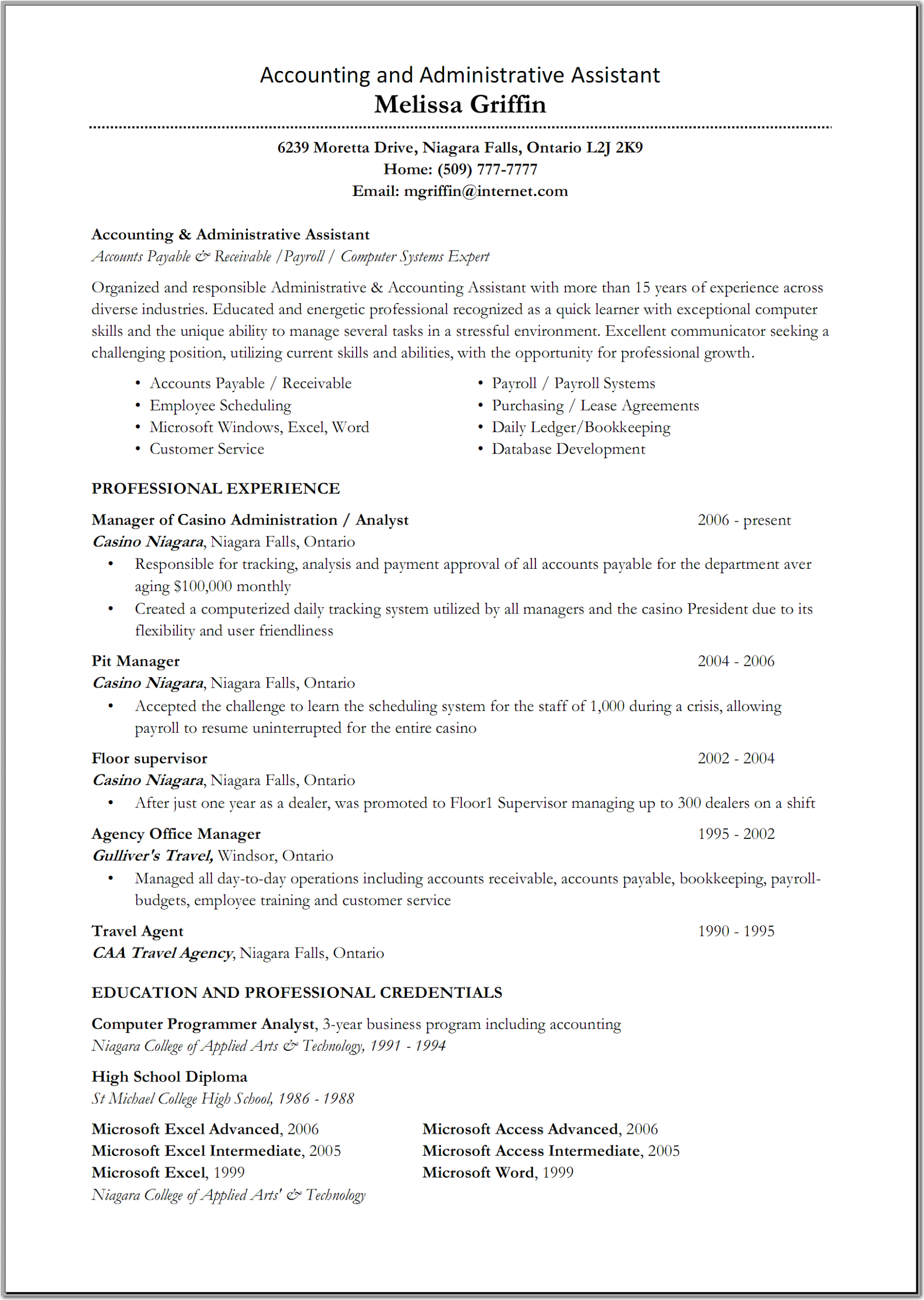 Great Administrative Assistant Resumes Accounting And for dimensions 1871 X 2633