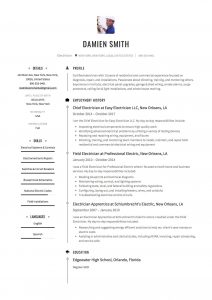 Guide Electrician Resume Samples 12 Examples Resume in measurements 1239 X 1754