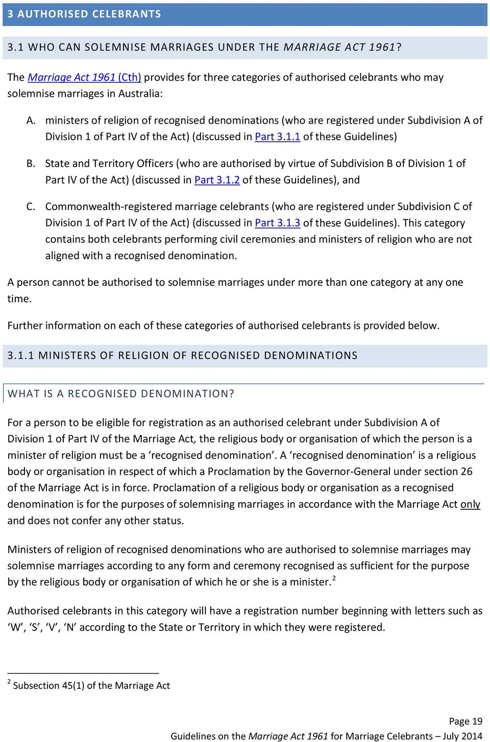 Guidelines On The Marriage Act 1961 For Marriage Celebrants with regard to dimensions 960 X 1451