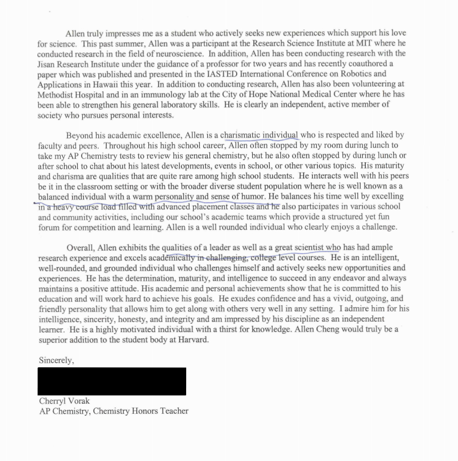 Harvard Recommendation Letter Debandje pertaining to size 908 X 915