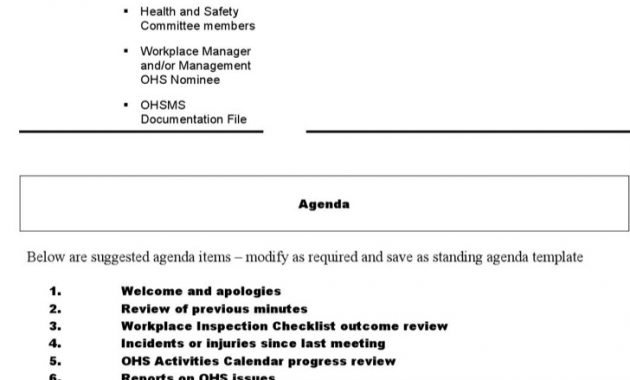 Health And Safety Minutes Of Meeting Template Enom within measurements 728 X 1102