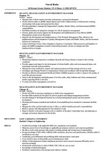 Health Safety Environment Manager Resume Samples Velvet pertaining to dimensions 860 X 1240