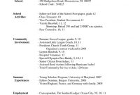 High School Student Sample Resume Academic Templates inside dimensions 945 X 1223
