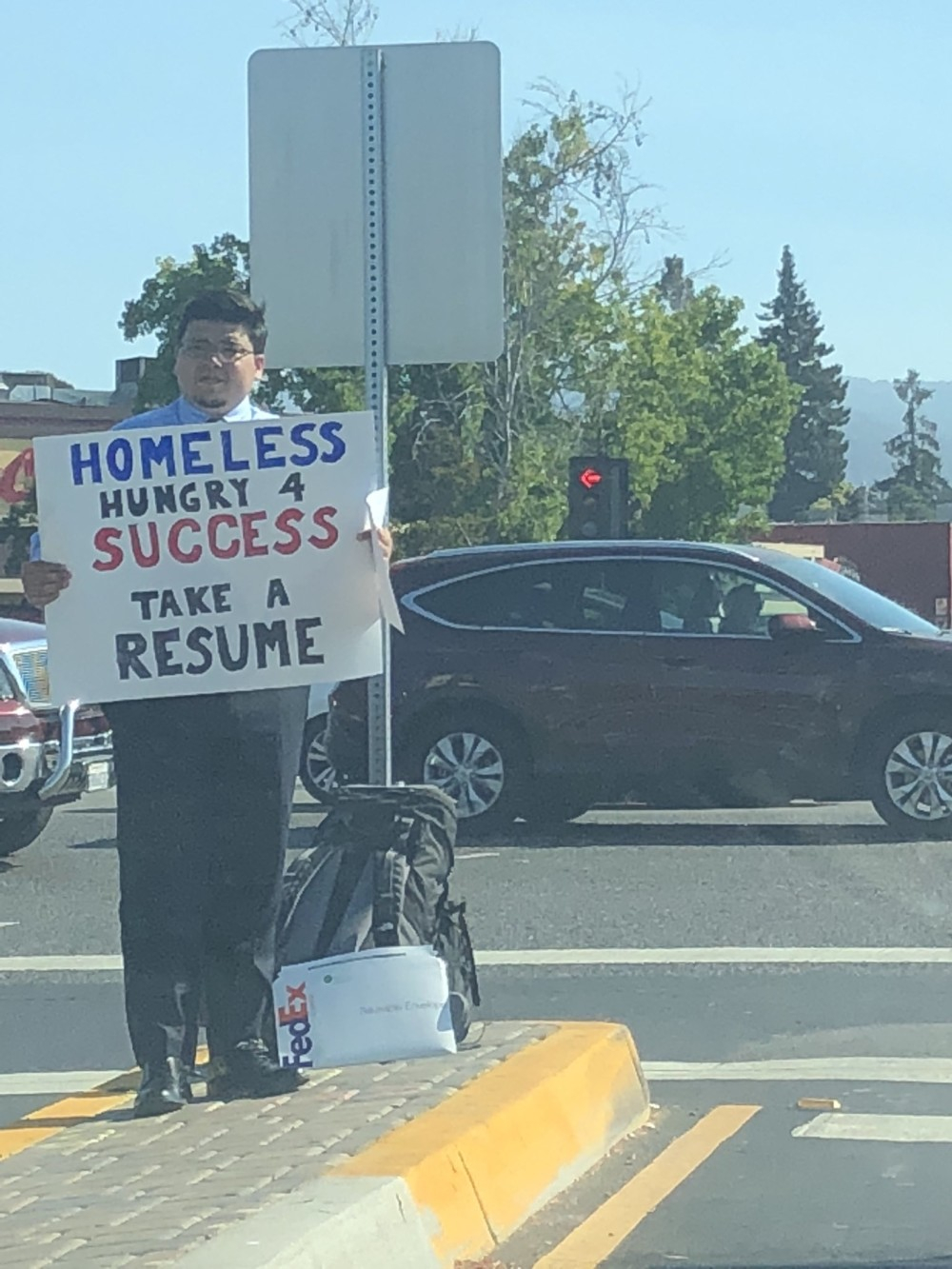 Homeless Man Gets Multiple Job Offers After Photo Of Him throughout sizing 1000 X 1333