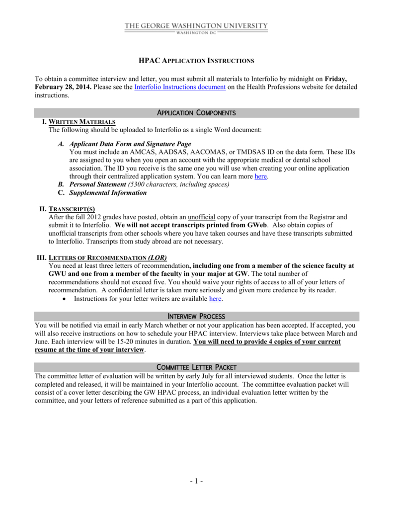 Hpac Application Instructions To Obtain A Committee inside sizing 791 X 1024