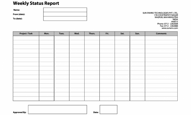 Hr Weekly Status Report Download This Hr Weekly Status throughout measurements 3300 X 2550