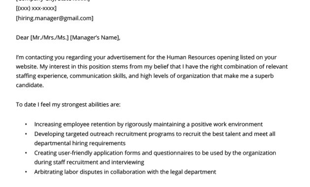 Human Resources Hr Cover Letter Example Resume Genius regarding sizing 800 X 1132