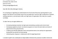 Human Resources Hr Cover Letter Example Resume Genius within dimensions 800 X 1132