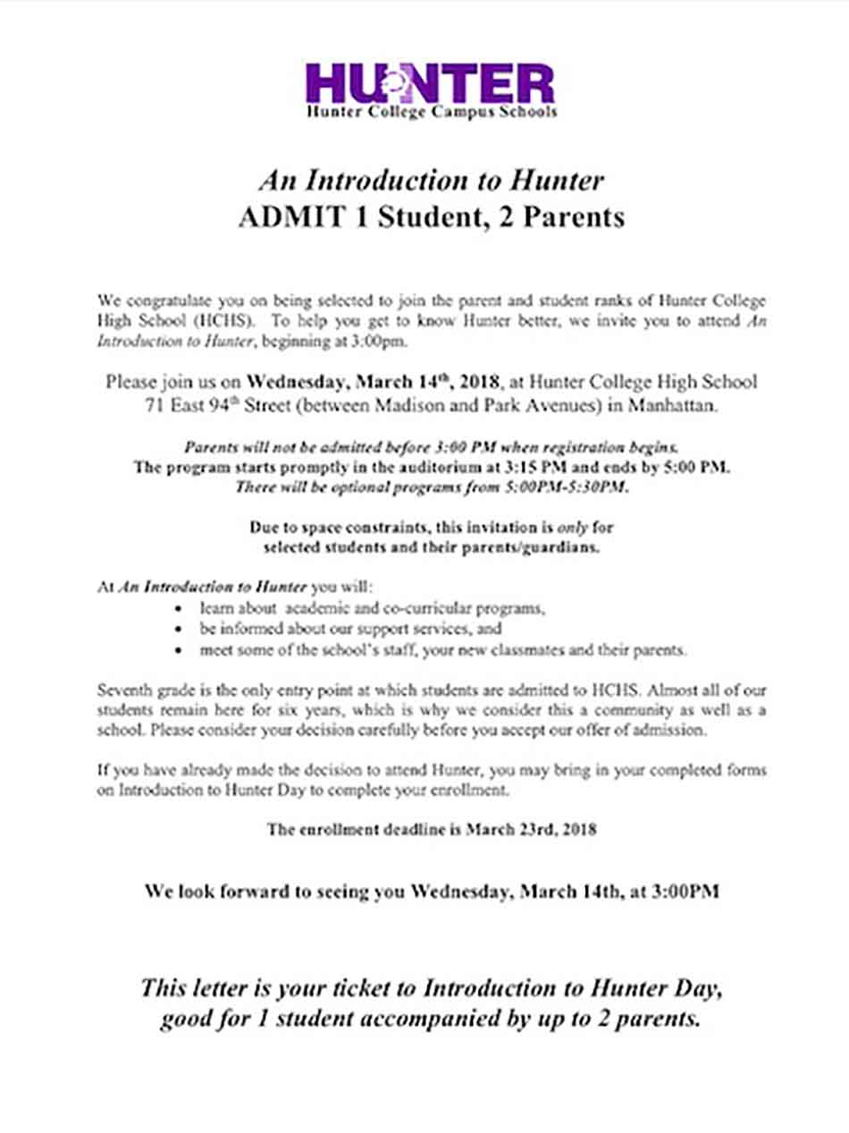 Hunter College Letter Of Recommendation Debandje throughout sizing 950 X 1267