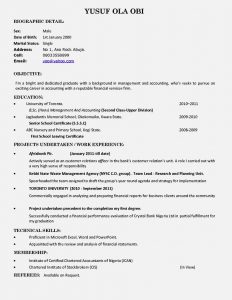 Image Result For Sample Of Curriculum Vitae In Nigeria with size 958 X 1240