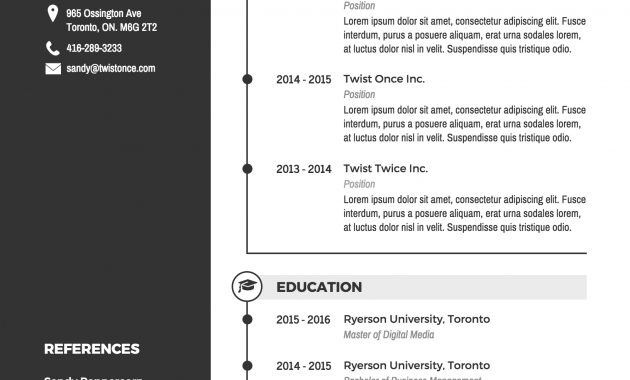 Infographic Resume Template Venngage in sizing 1632 X 2112