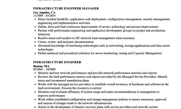 Infrastructure Engineer Resume Samples Velvet Jobs with regard to sizing 860 X 1240