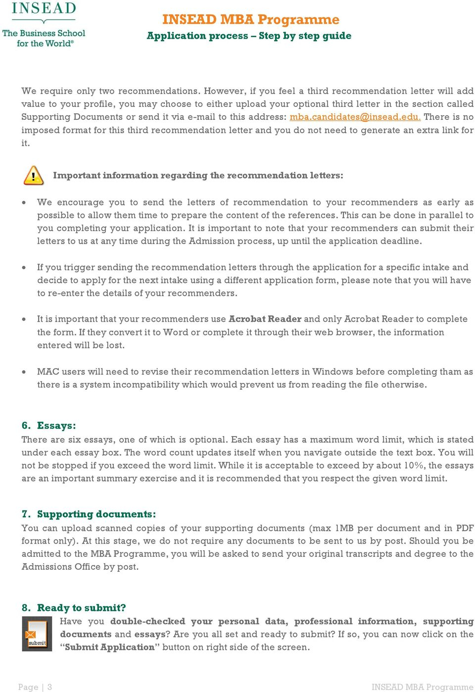 Insead Mba Programme Application Process Step Step with measurements 960 X 1398