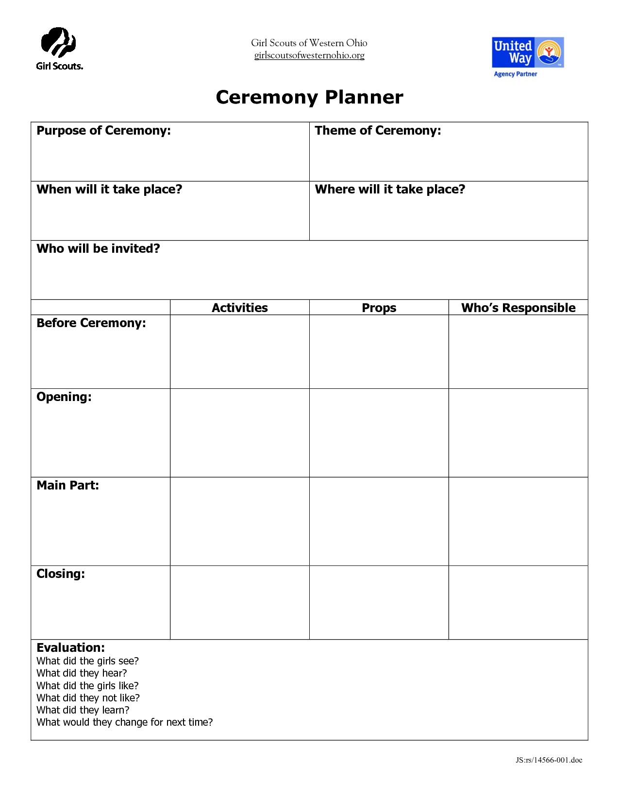 Inspiring New Boy Scout Committee Meeting Agenda Template intended for dimensions 1275 X 1650