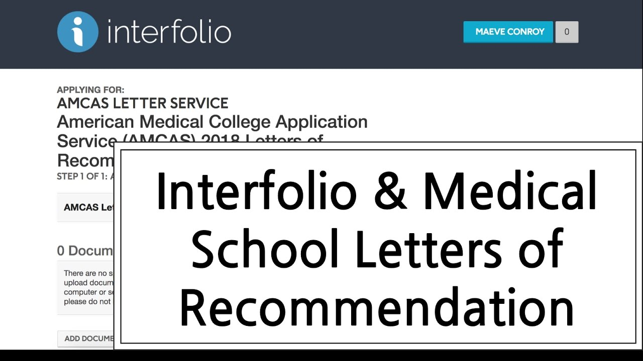 Interfolio Medical School Letters Of Recommendation inside size 1280 X 720