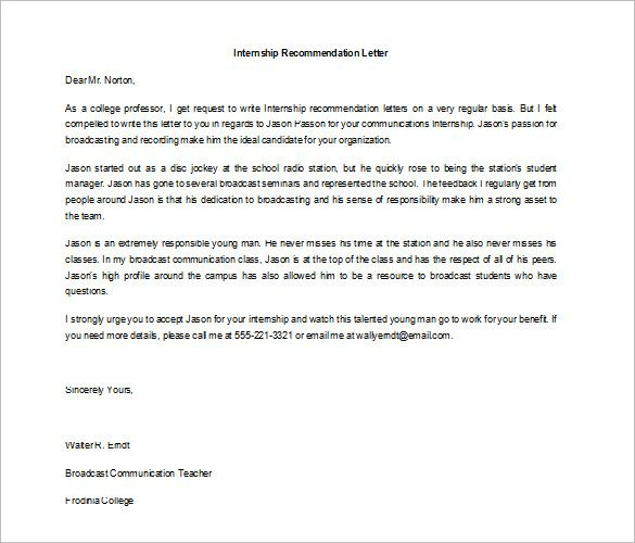 Intern Recommendation Letter Debandje for proportions 585 X 500