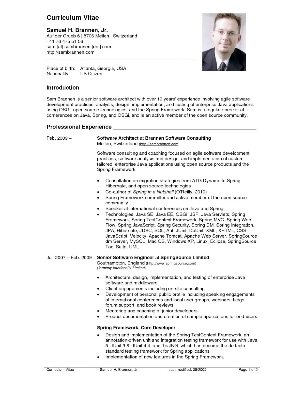 International Resume Format Debandje in size 1236 X 1600