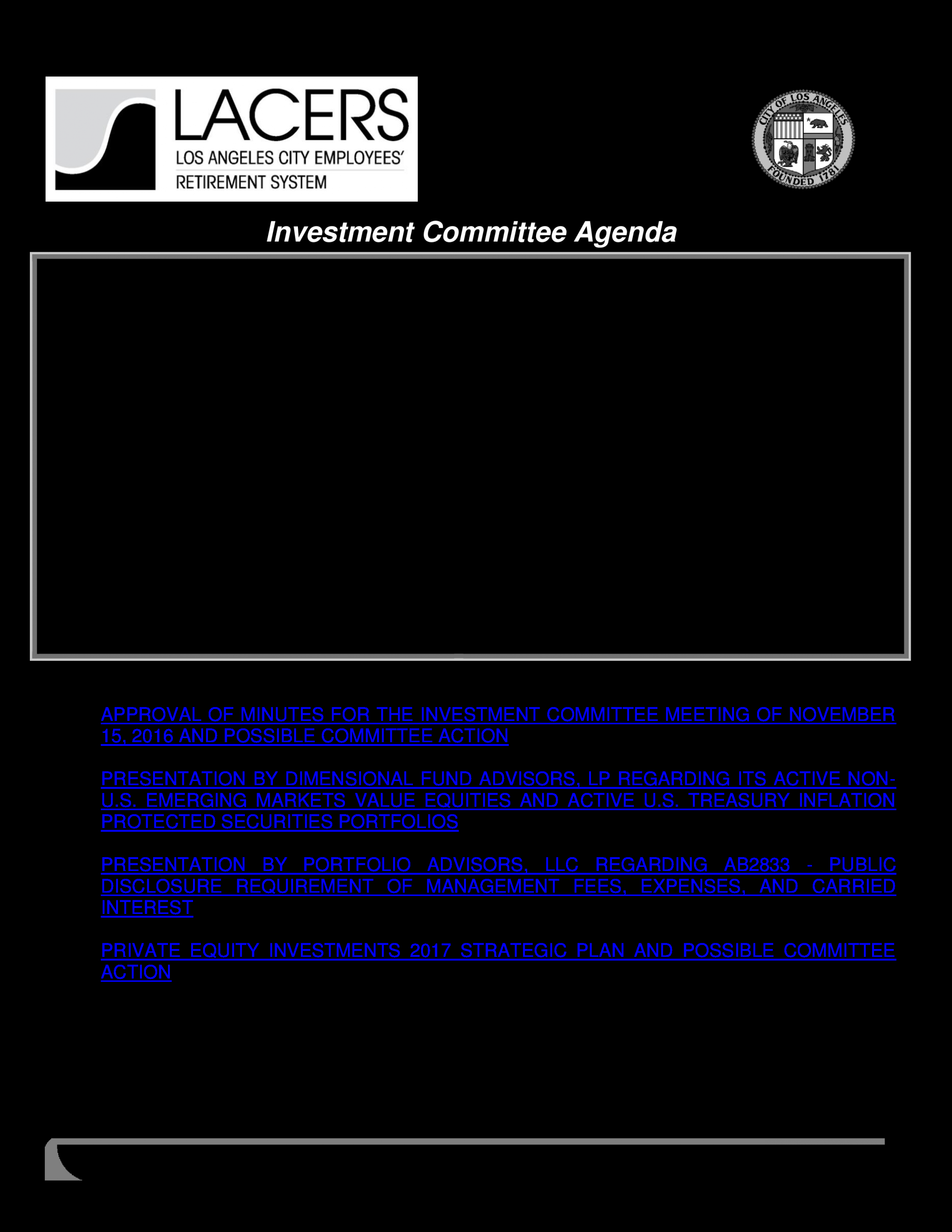 Investment Committee Agenda Template Templates At pertaining to size 2550 X 3300