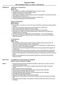 It Technician Resume Samples Velvet Jobs in size 860 X 1240