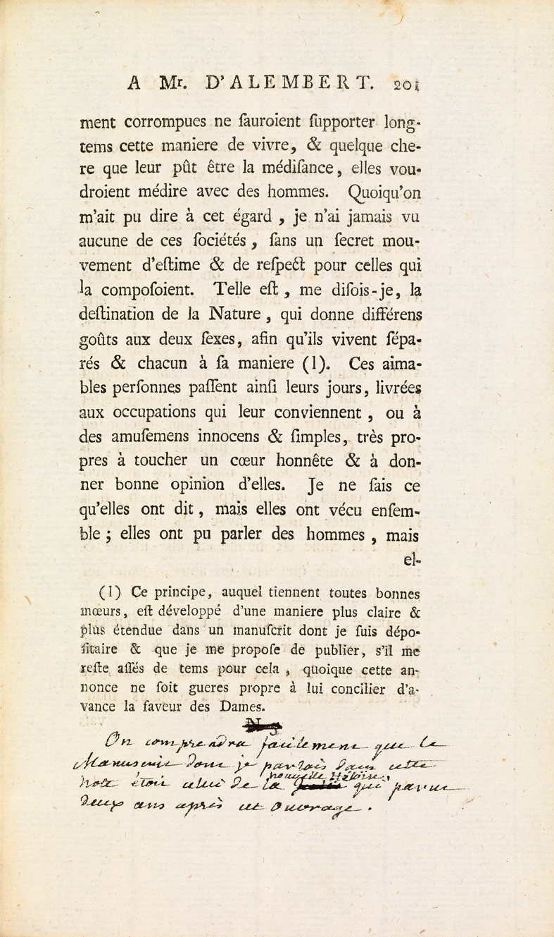 Jean Jacques Rousseau Le Dernier Tat De La Lettre D with dimensions 787 X 1329