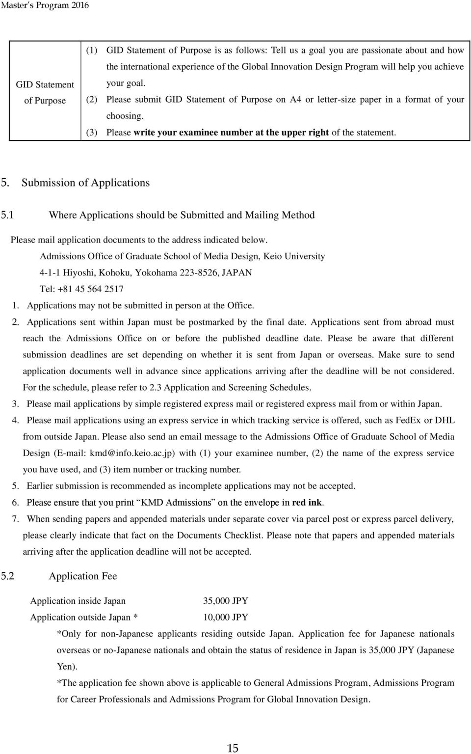 Keio University Graduate School Of Media Design Admission with measurements 960 X 1536