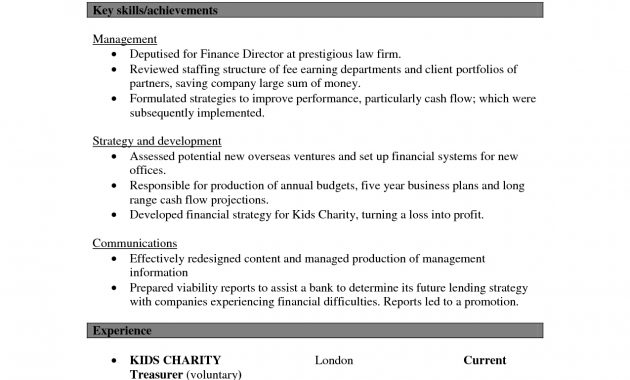 Key Skills Resume Skills Resume Skills Section Sample for sizing 1275 X 1650