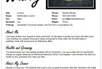 Landing A Dog Friendly Apartment Create A Pet Resume regarding proportions 817 X 1058