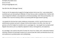 Legal Assistant Cover Letter Example Resume Genius with regard to dimensions 800 X 1132