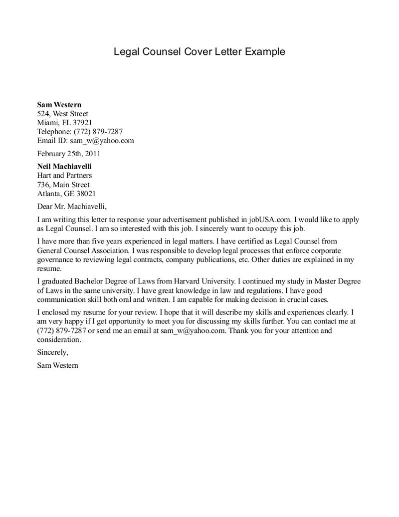 Legal Cover Letter Template Areas Sample Legal Letters inside dimensions 800 X 1036