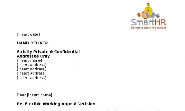 Letter Flexible Working Appeal Acceptance V2 pertaining to dimensions 1240 X 878