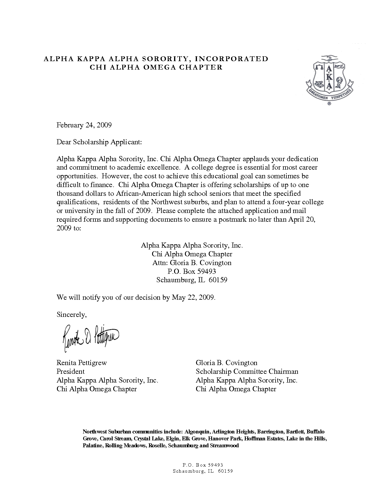 Aka Sorority Recommendation Letter • Invitation Template Ideas