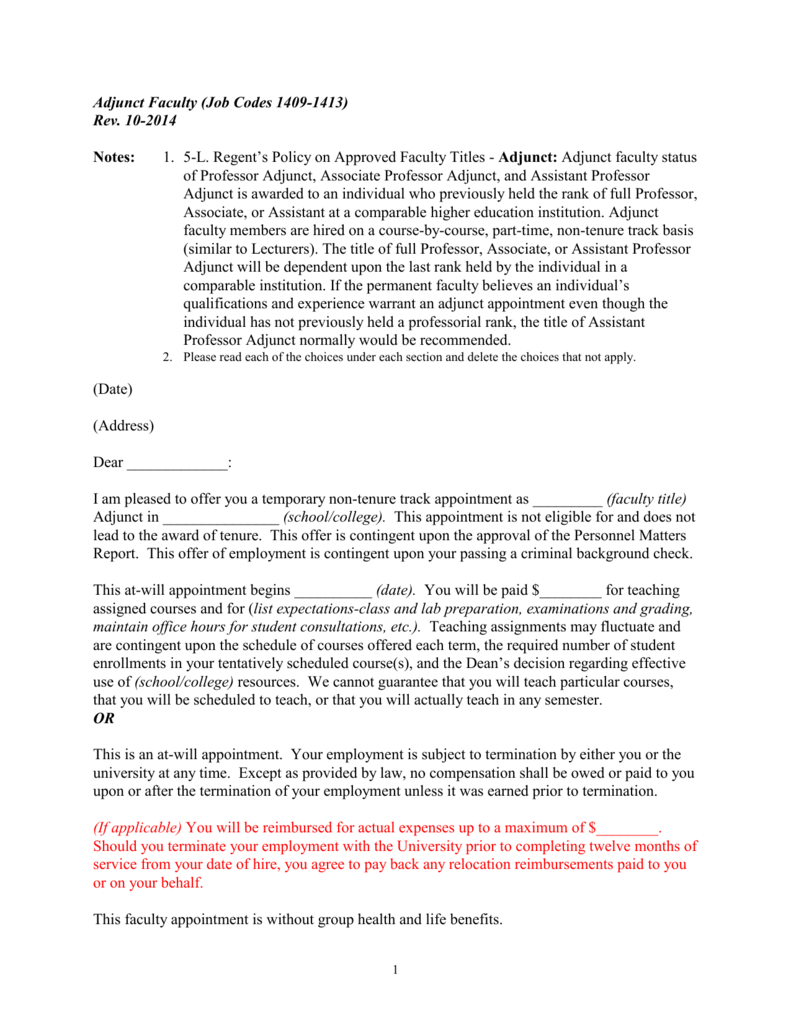 Letter Of Offer Template Professional Research Assistant intended for measurements 791 X 1024