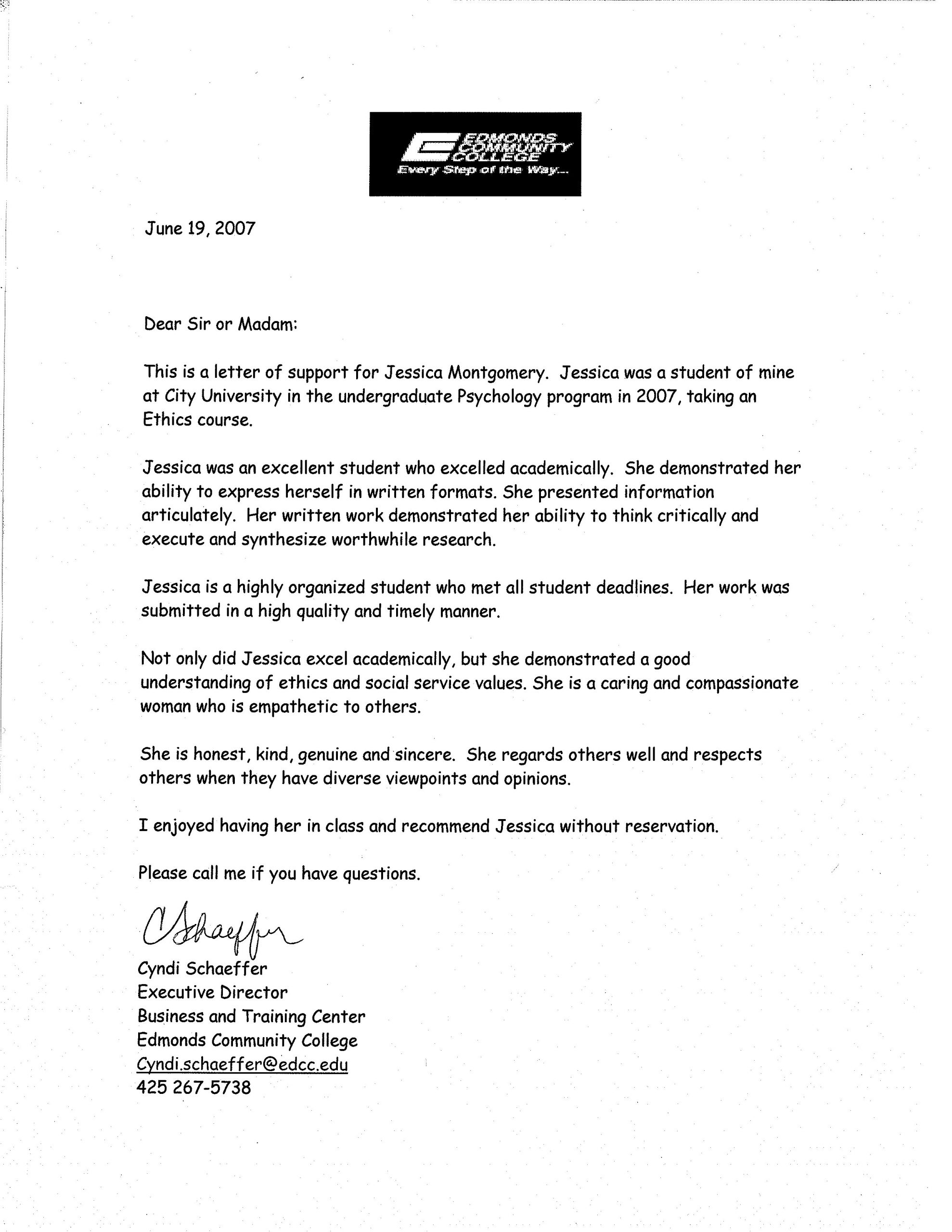 Letter Of Recommendation Follow Up Debandje throughout size 2550 X 3300