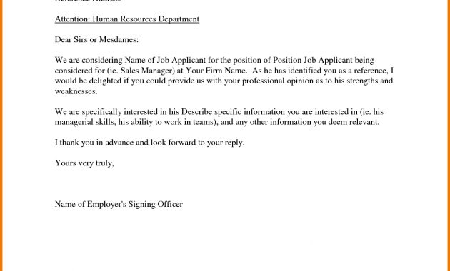 Letter Of Recommendation For A Job Example Debandje for size 1289 X 1664