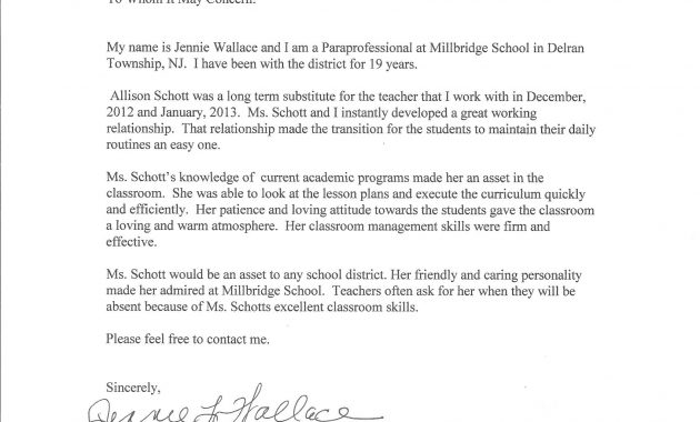 Letter Of Recommendation For A Paraprofessional Debandje throughout dimensions 1700 X 2338