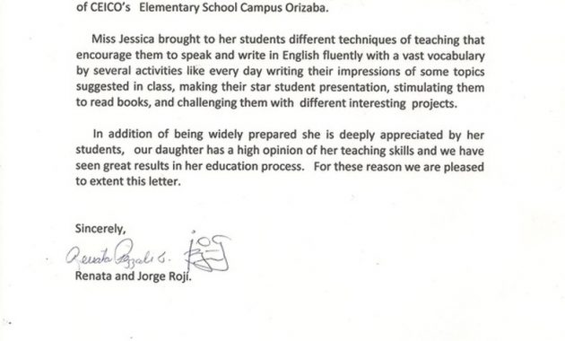 Letter Of Recommendation For A Teacher From A Parent Akali for proportions 784 X 1080