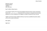 Letter Of Recommendation For A Tenant Debandje inside proportions 900 X 1165