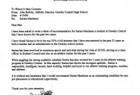Letter Of Recommendation For Athletic Training Program with dimensions 2552 X 3495