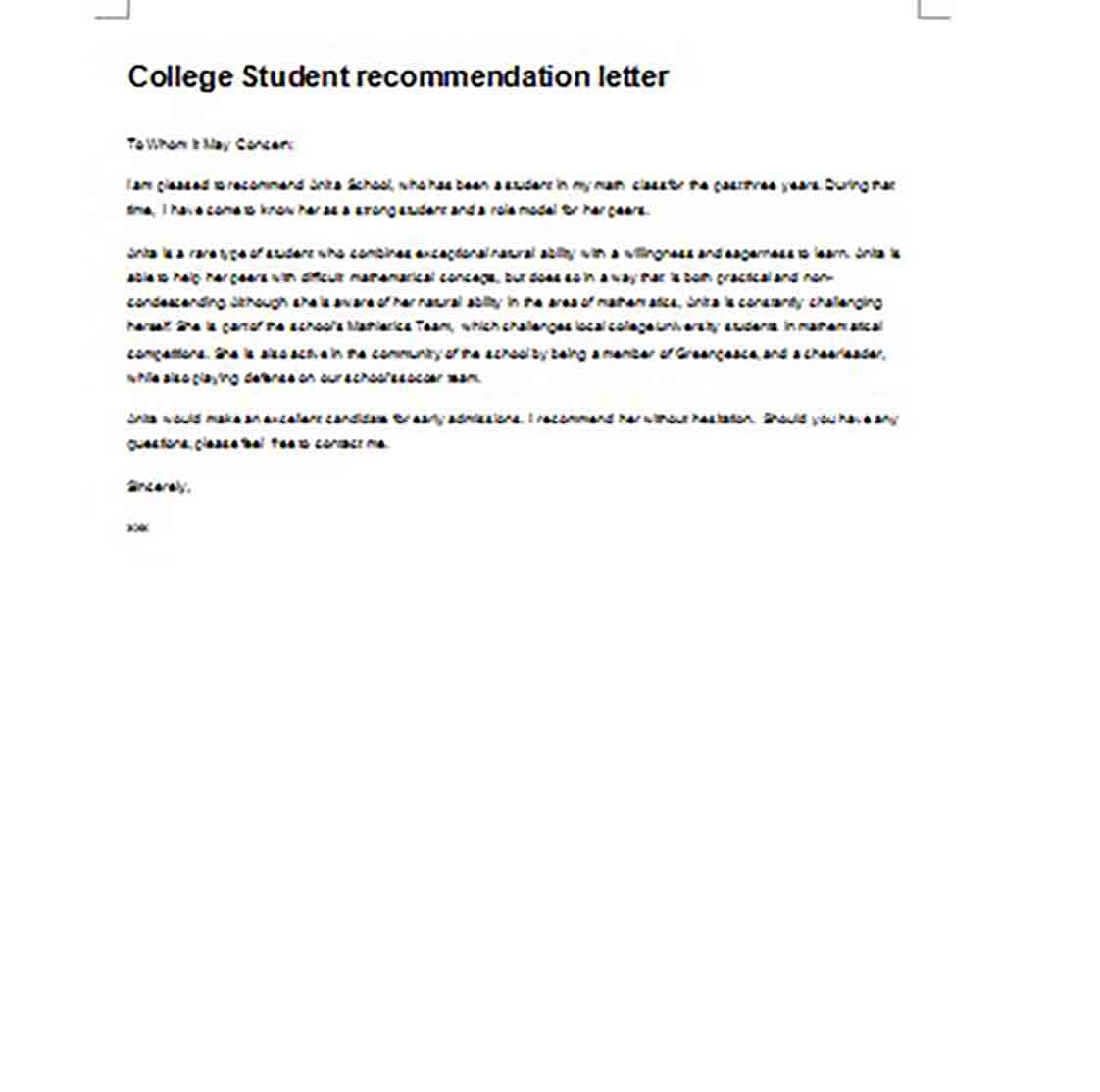 Letter Of Recommendation For College Steps And Tips with size 1122 X 1114