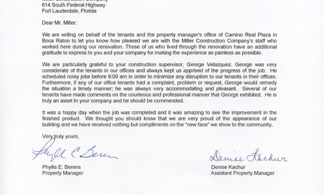 Letter Of Recommendation For Construction Company Invazi within measurements 1276 X 1754