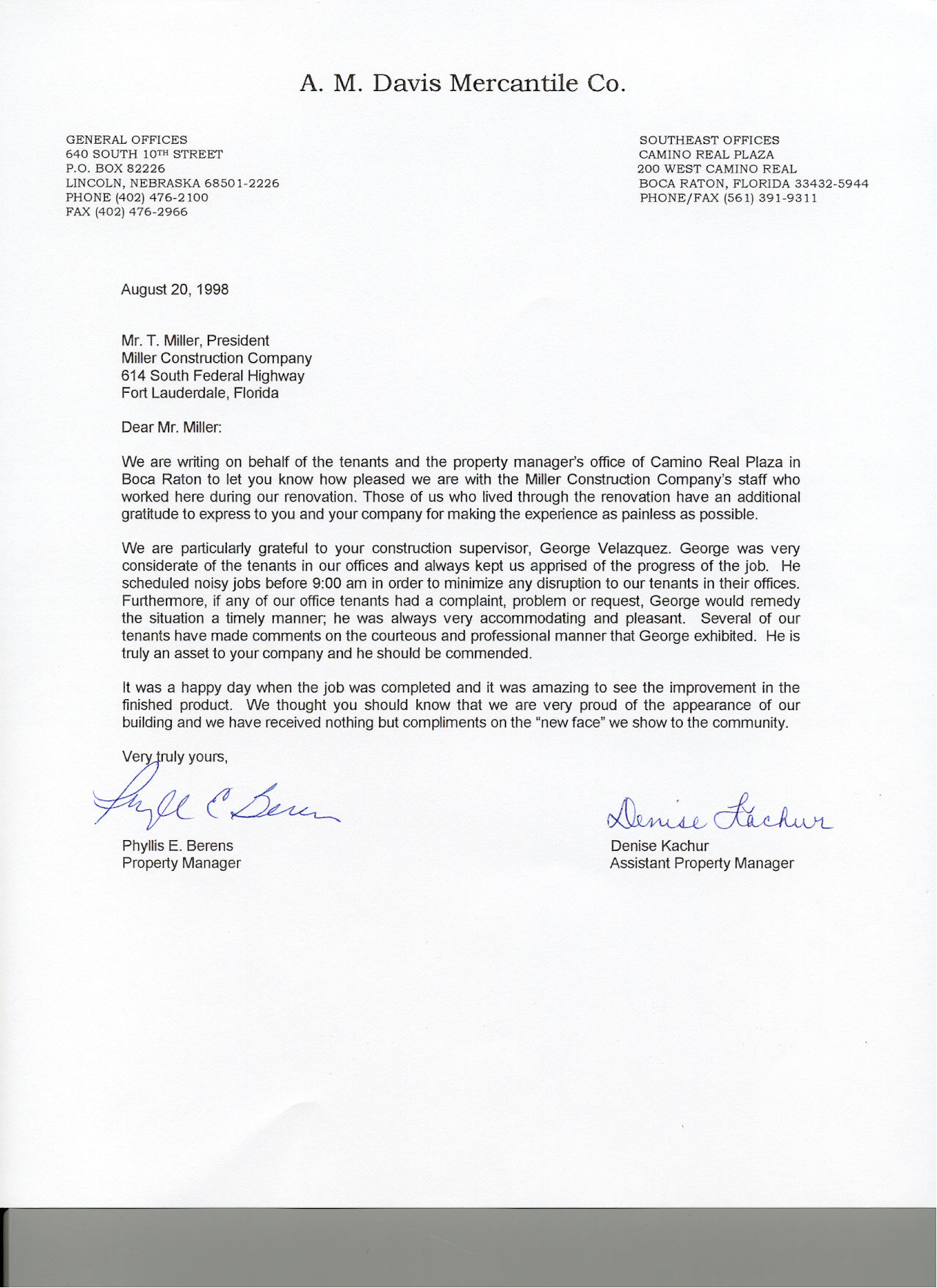 Letter Of Recommendation For Construction Company Invazi within measurements 1276 X 1754