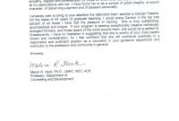 Letter Of Recommendation For Counseling Program Menom intended for proportions 2550 X 3300