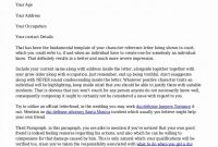 Letter Of Recommendation For Court Dui Debandje intended for dimensions 1230 X 1740