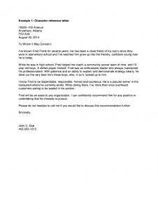 Letter Of Recommendation For Court On Character Enom regarding proportions 770 X 1024