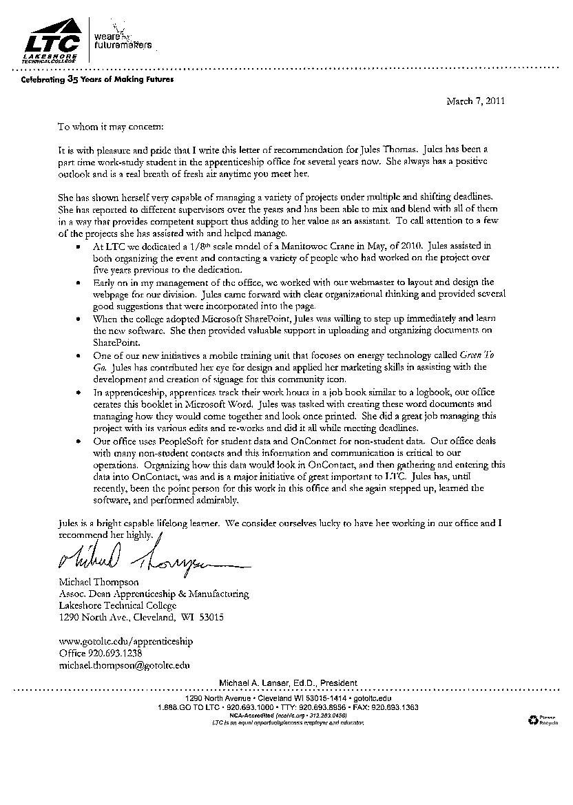 Letter Of Recommendation For Ltc Caflei with proportions 832 X 1169