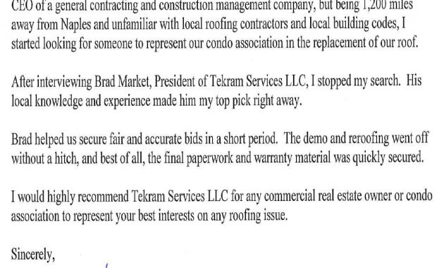 Letter Of Recommendation For Maintenance Enom throughout sizing 1101 X 1361