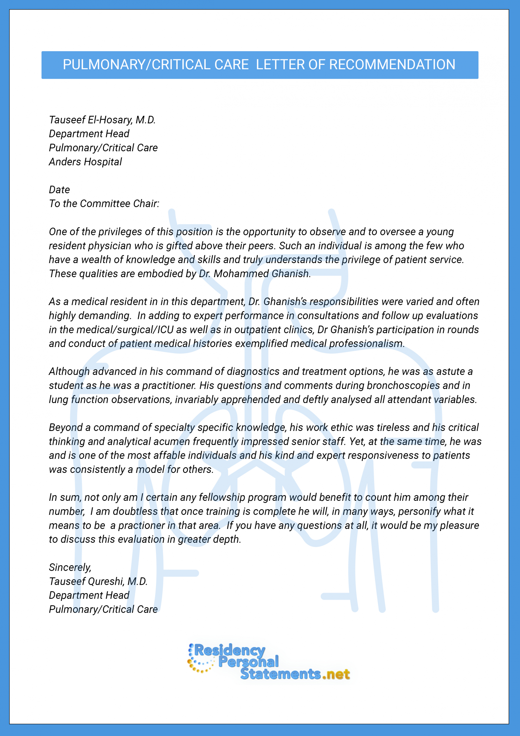Letter Of Recommendation For Medical Fellowship Lor Sample pertaining to sizing 2480 X 3508