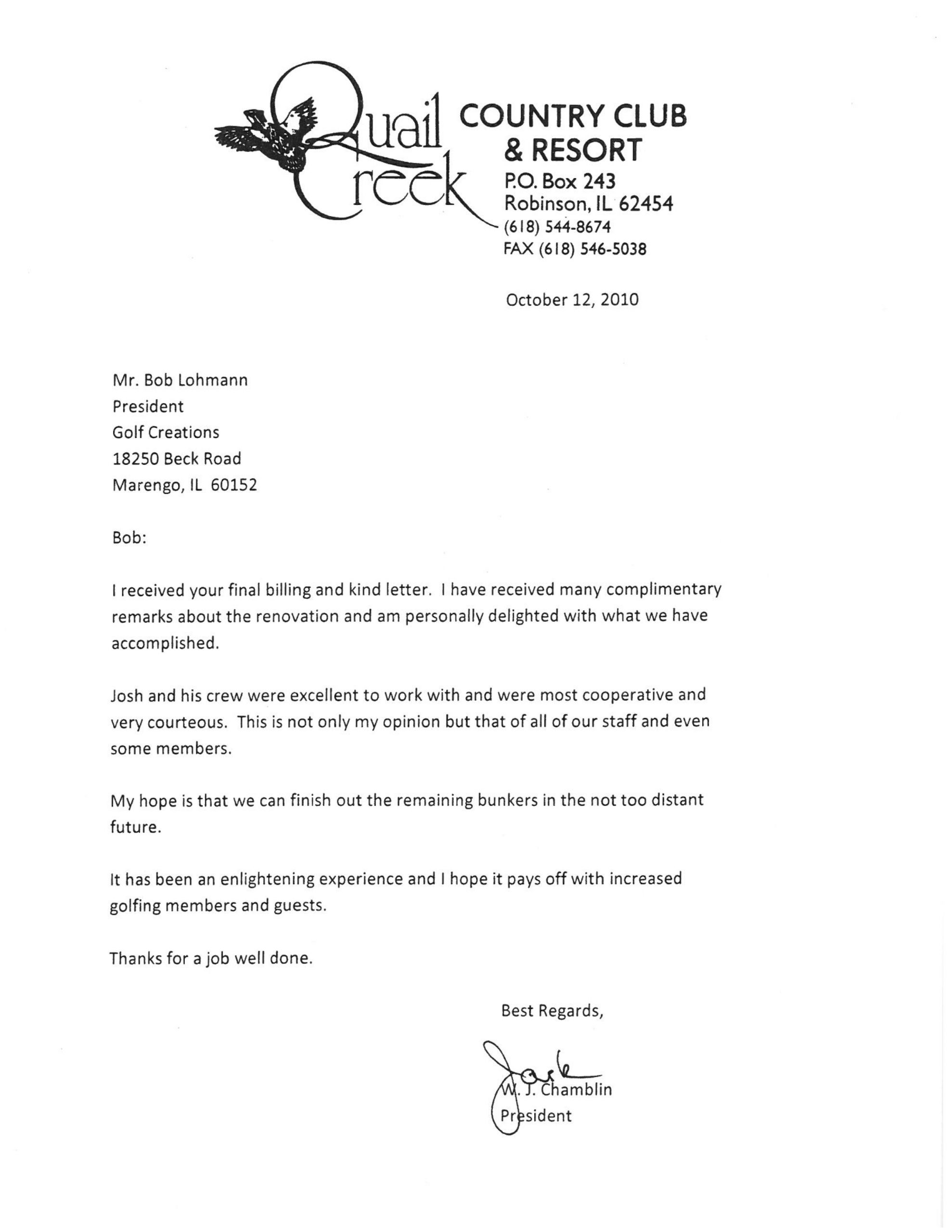 Letter Of Recommendation For Membership To Country Club for proportions 2550 X 3300