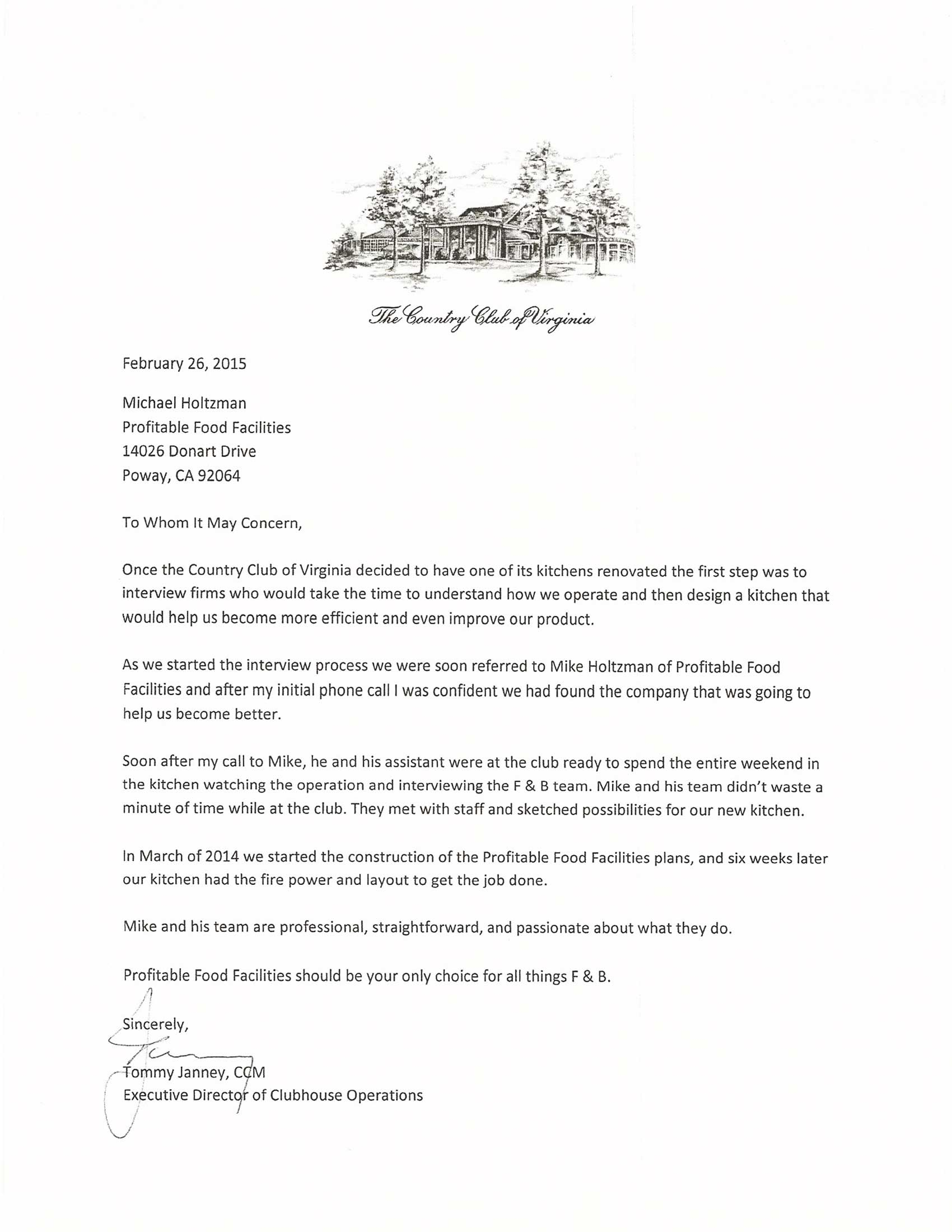 Letter Of Recommendation For Membership To Country Club for sizing 1700 X 2200