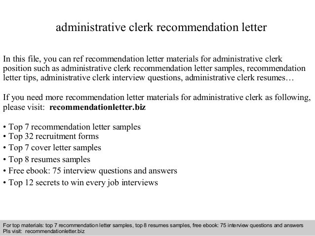 Letter Of Recommendation For Office Clerk Akali in proportions 638 X 479